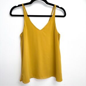 Topshop mustard yellow top
